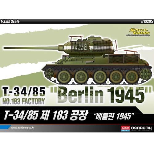 1/35 T-34/85 NO.183 Factory Berlin1945(한정)