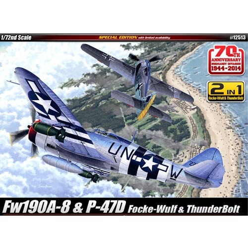 1/72 FW190A-8 &amp; P-47D  Focke-Wulf &amp; ThunerBolt